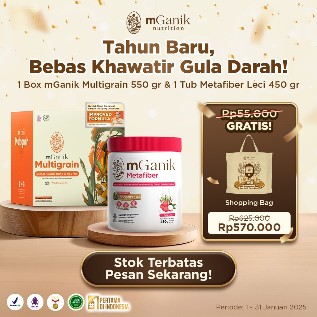 Jual mGanik Superfood 500 Gram + Mganik Metafiber 452 Gram Resolusi ...