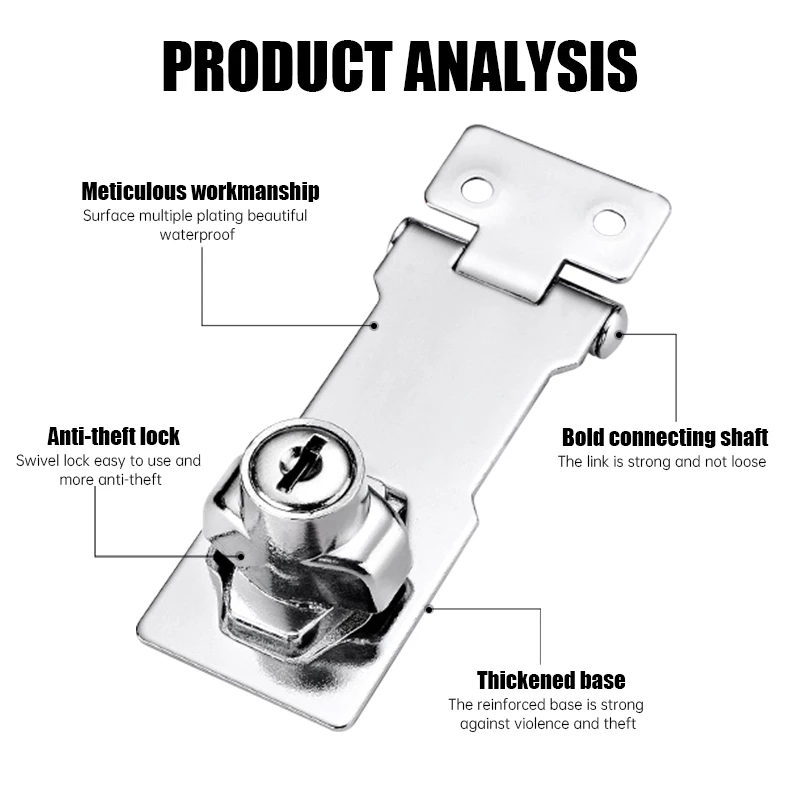 Jual Overpal Kunci / Kunci Hasp Lock / Overpal Gembok / Haps Lock 3/4 ...