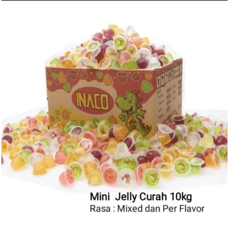 Jual Inaco Mini Jelly Curah Rasa Mixed dan Per Flavor | Shopee Indonesia