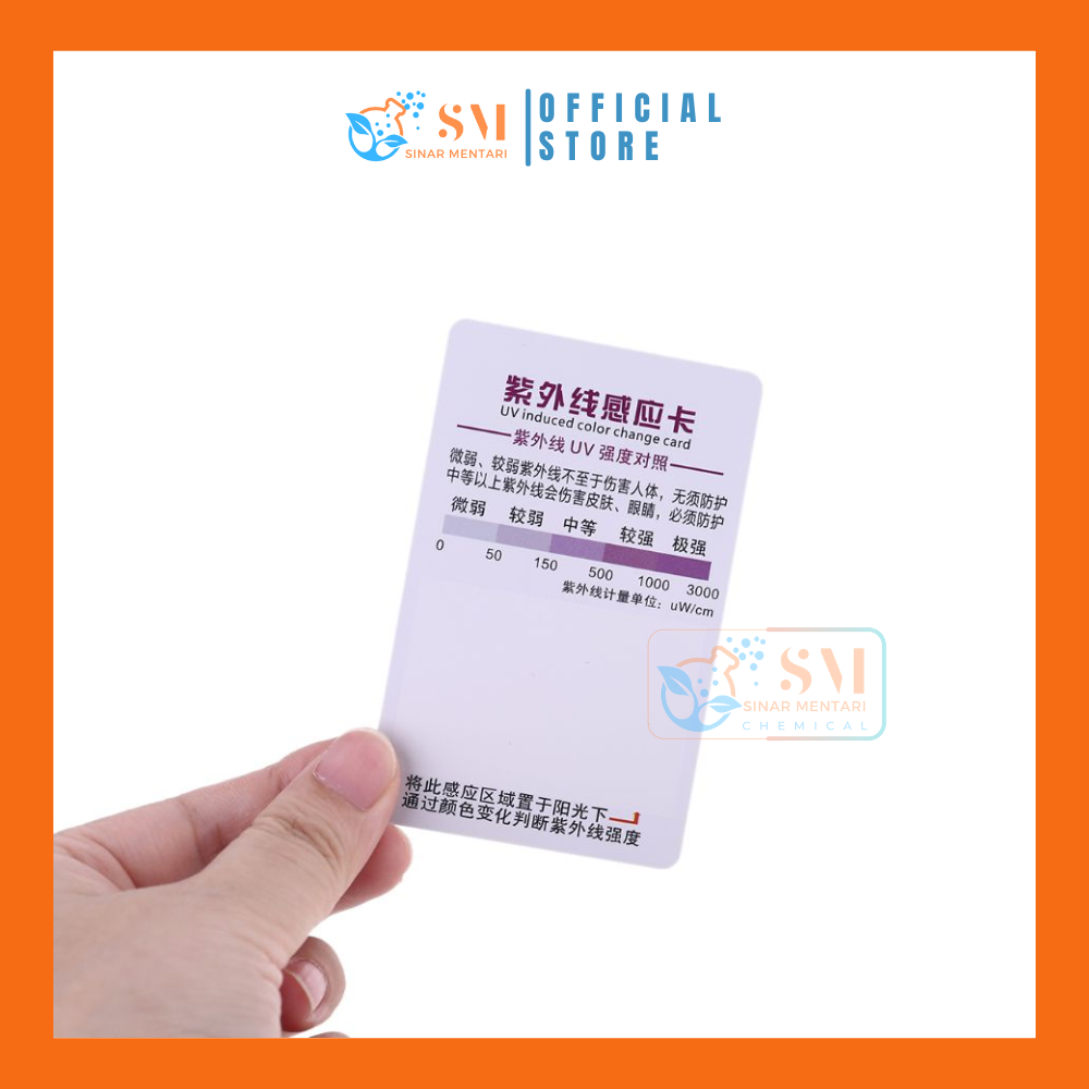 Jual Original Test Card UV/kertas tes UV/Tes Sunscreen per pcs | Shopee ...