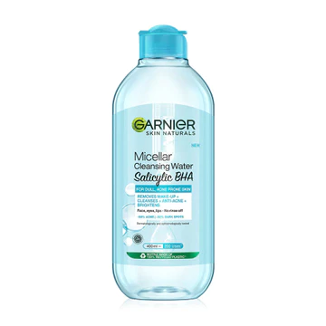 Micellar Water Garnier 400ml Pink Blue Biphase Rose Vitamin C