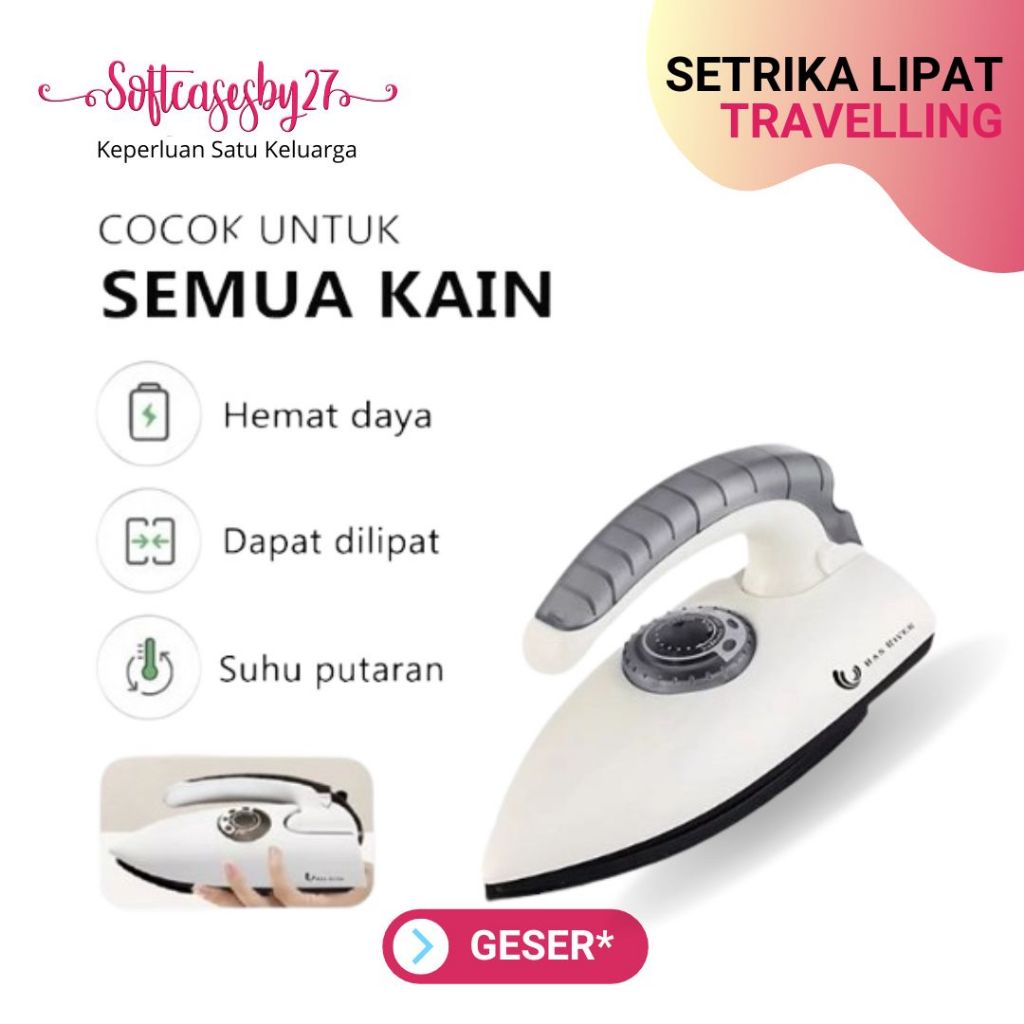 Jual HAN RIVER Setrika Portabel [INSTAN SBY] untuk perjalanan mini