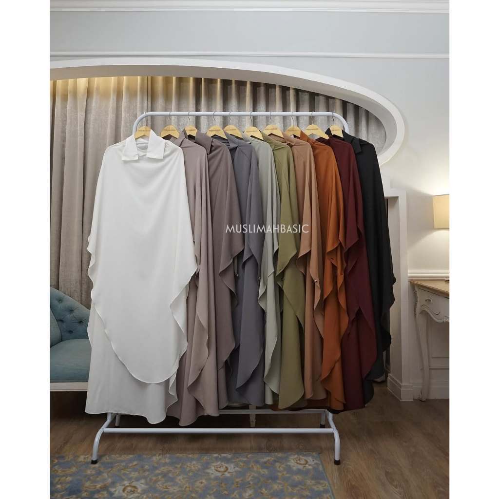 Jual MUSLIMAH BASIC - MEDINA FRENCH KHIMAR INSTANT - SNOWSHEER ...