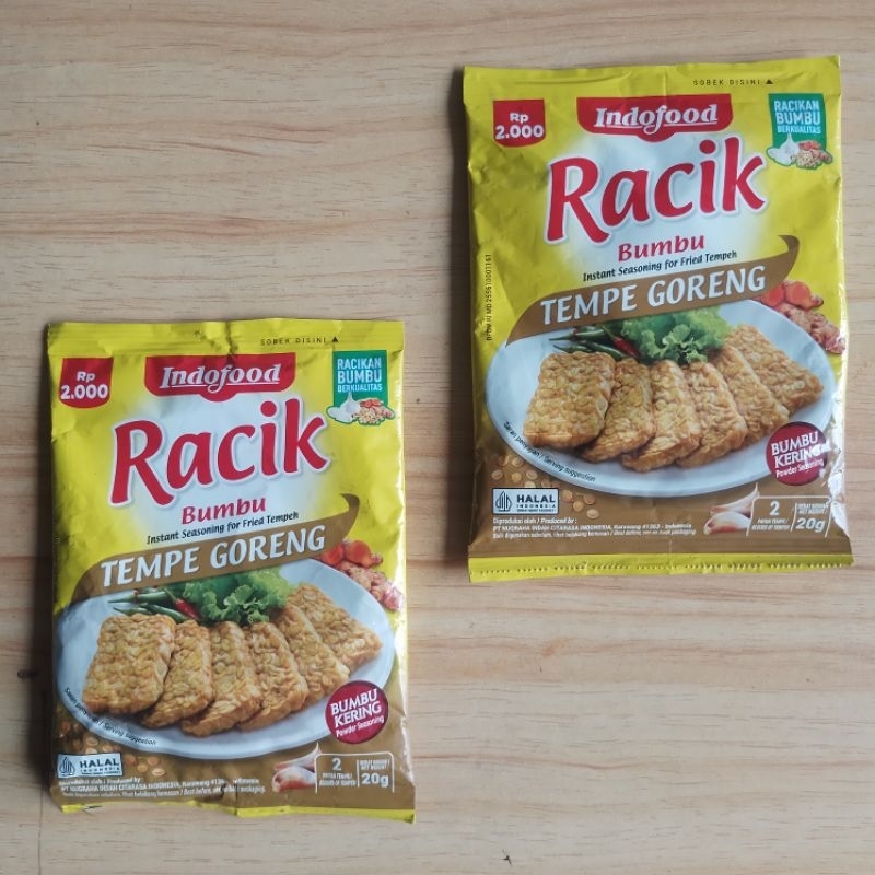 Jual bumbu racik indofood tempe goreng kemasan 20 gr | Shopee Indonesia