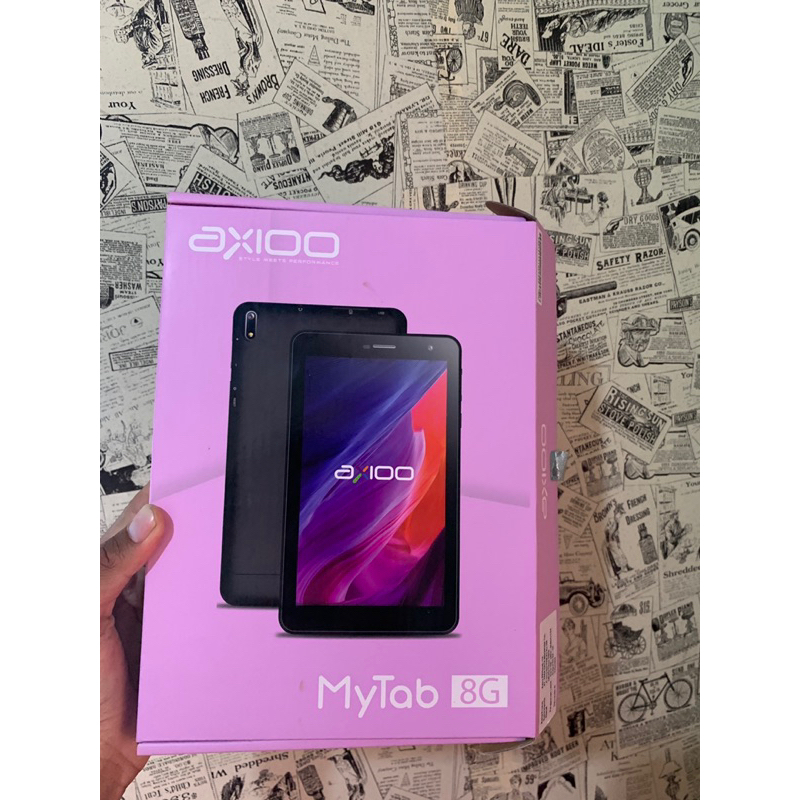Jual Tab Axio MYTAB 8G 4G LTE Ram 3GB Internal 32GB Baru GRS RESMI ...
