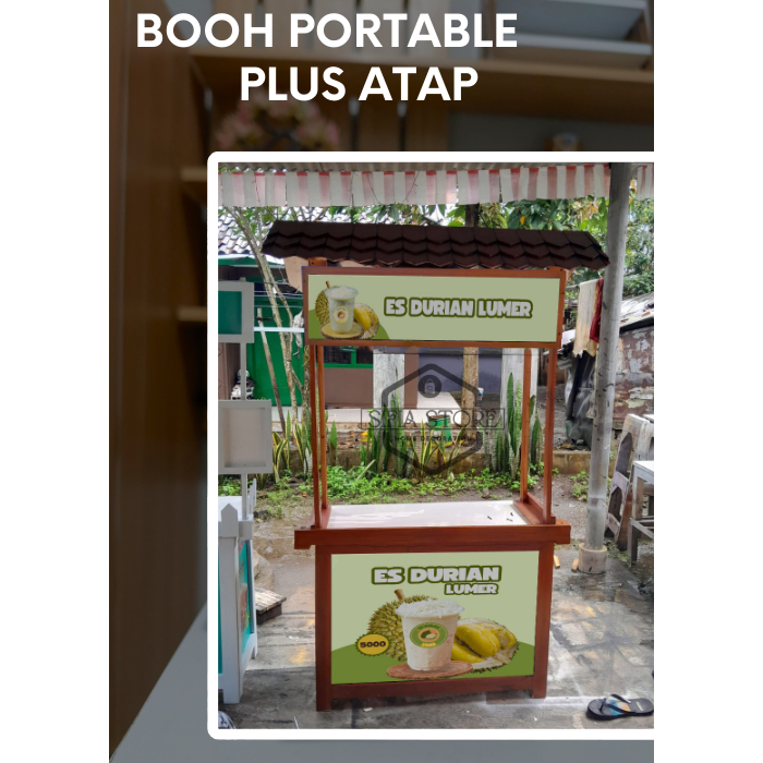 Jual BOOTH PORTABLE PLUS ATAP | Shopee Indonesia