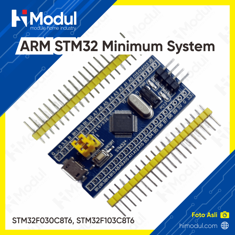 Jual ARM STM32 Minimum System STM32F030C8T6 STM32F103C8T6 | Shopee ...