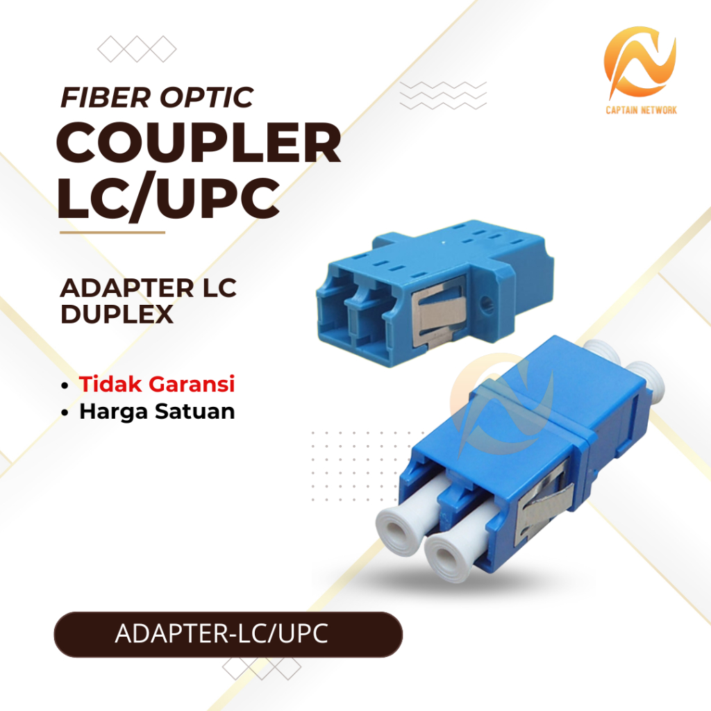 Jual LC/UPC Female to LC/UPC Female Duplex Adapter|LC/UPC FO Coupler ...