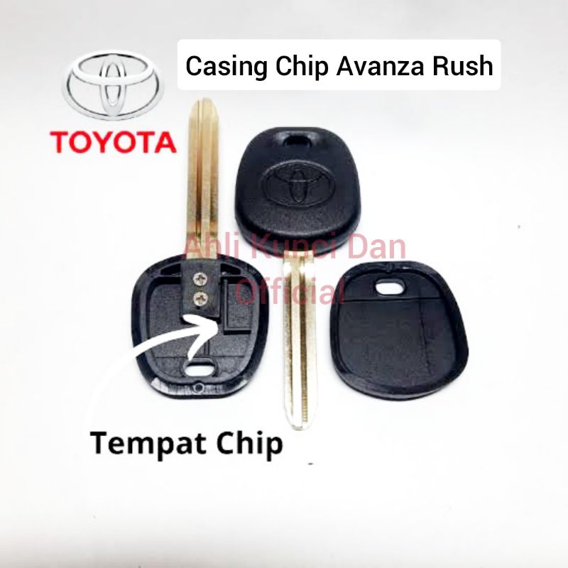 Jual Blank key Casing Chip anak kunci Toyota Avanza dan Rush tempat ...