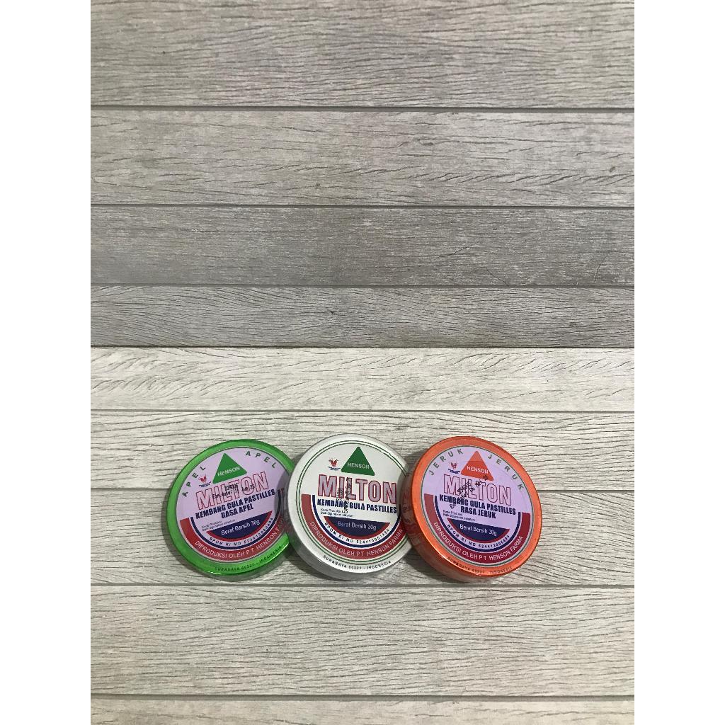 Jual permen milton varian rasa apel, rasa gula pastilles, rasa jeruk ...
