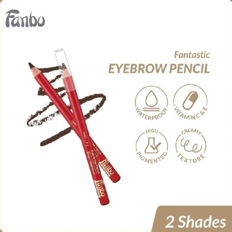 Jual Fanbo Super Waterproof Eyebrow Pencil 2 Shades | FANBO FANTASTIC ...