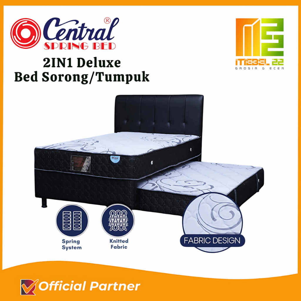 Jual Spring Bed Sorong Central Deluxe 2In1 Kasur Anak | Kasur Tingkat ...