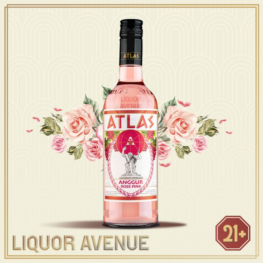 Jual ATLAS Anggur Rose Pink 620ml | Shopee Indonesia