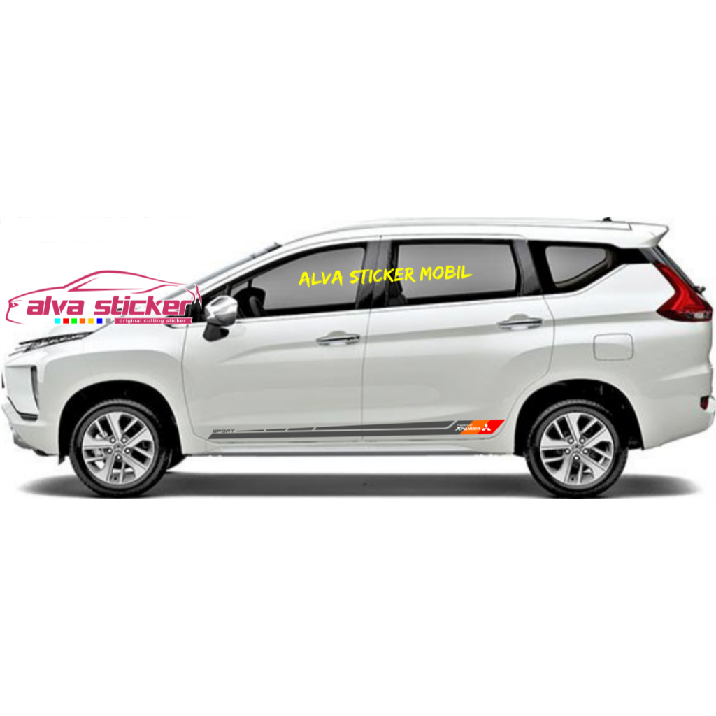 Jual sticker stiker xpander stiker xpander list minimalist mobil ...