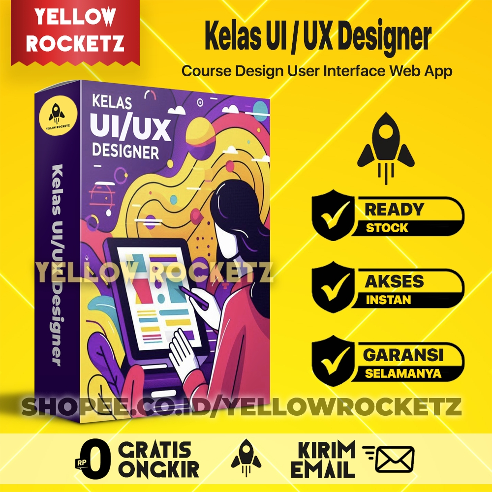 Jual Kelas UI UX Designer - Jadi UI UX Designer Web App Mahir - Materi ...