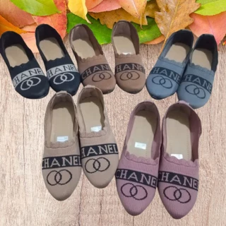 未使用 CHANEL エスパドリーユ 37 スリッポン スニーカー シャネル 未使用 2023年製 CHANEL エスパドリーユ 黒×パール スリッポン
