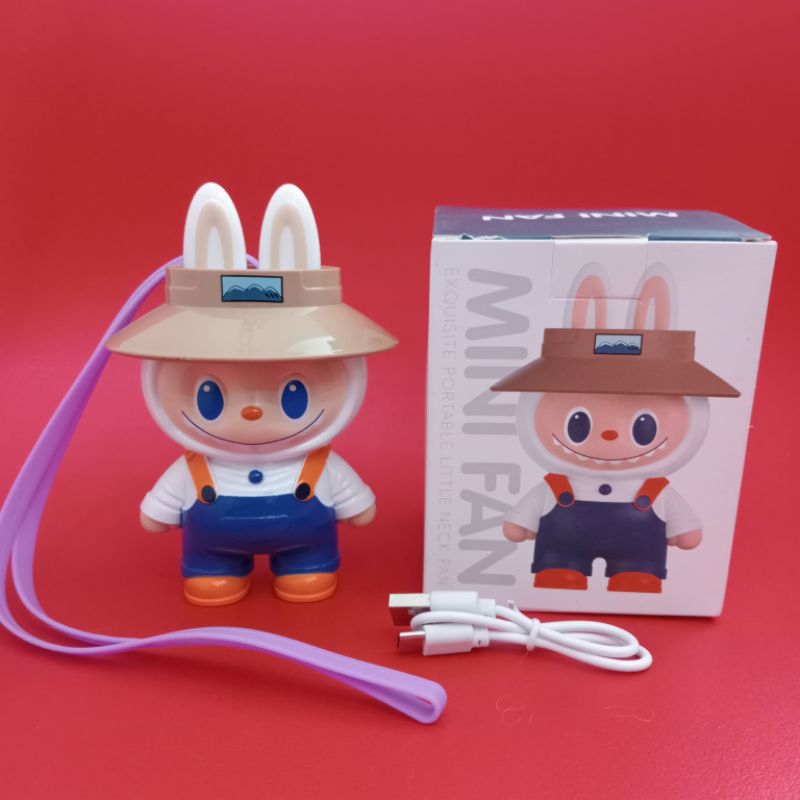 Jual Mini Fan Labubu // Kipas portabel Labubu | Shopee Indonesia
