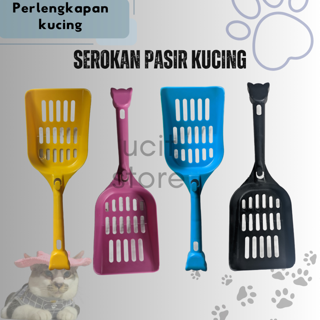 Jual Serokan Kotoran kucing / Sekop Pasir Kucing | Shopee Indonesia