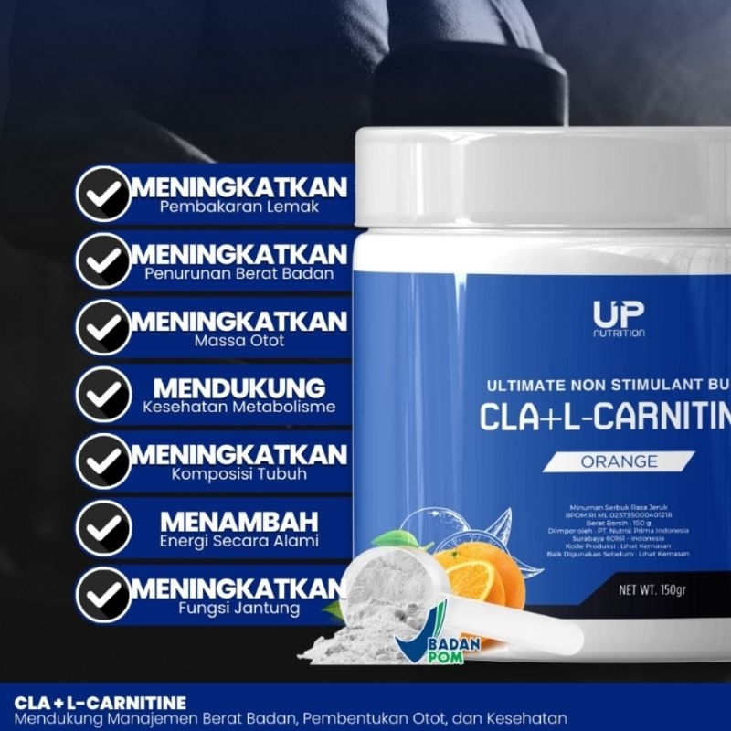 l carnitine fungsinya Jual GENETICA UP Nutrition Series CLA + Lcarnitine 150 gram non stimulant