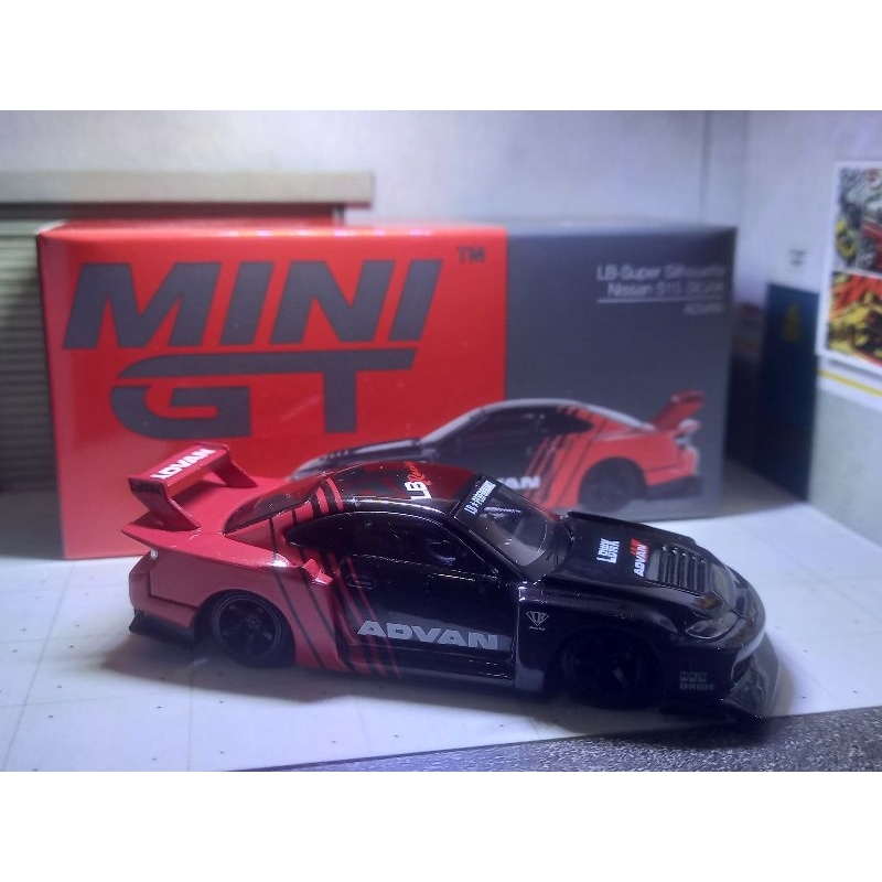 Jual Mini GT LB Super Silhouette Nissan S15 Silvia Advan | Shopee Indonesia