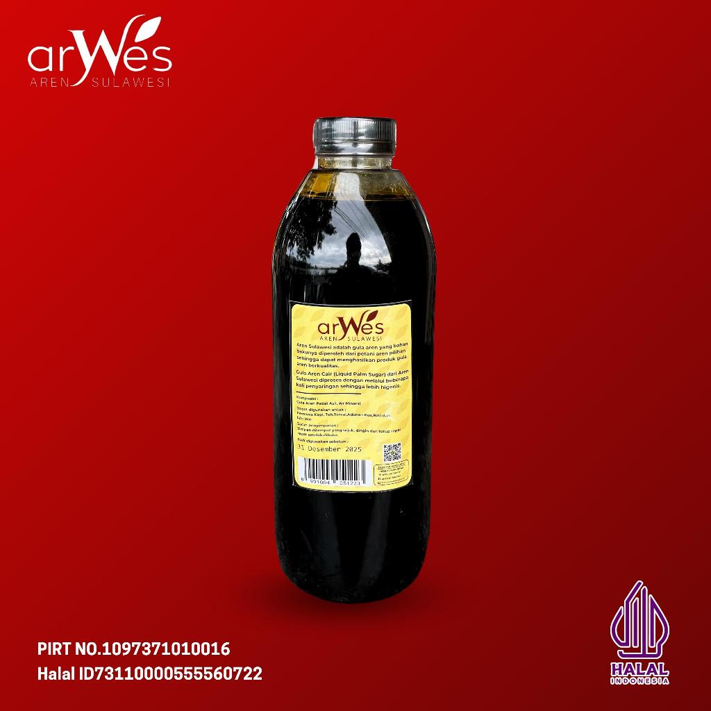Jual Aren Sulawesi Liquid Brown Sugar 1,3kg Botol - Arwes | Shopee ...