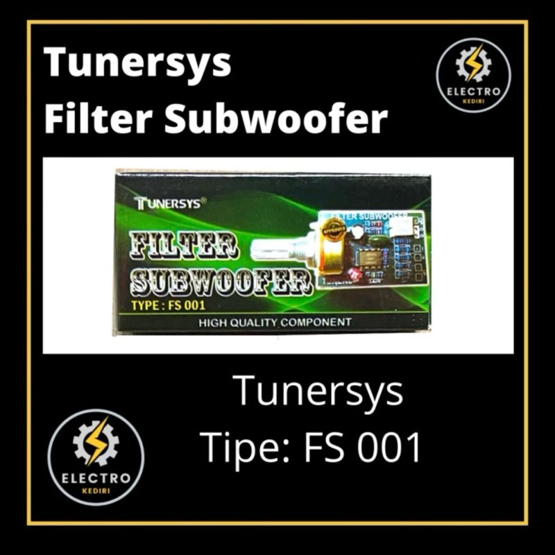 Jual Filter Subwoofer ct TUNERSYS FS 001 | filter sw subwofer CT ...