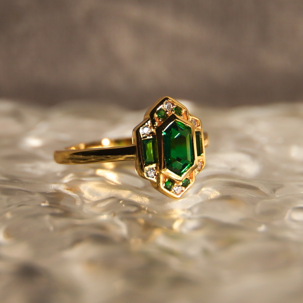 Jual EPHRA Royalty Ring | Cincin Silver Lapis Emas 14K | Gold Plated ...