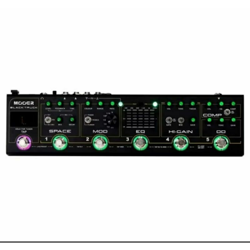 Jual mooer black truck combined compressor overdrive distortion eq ...