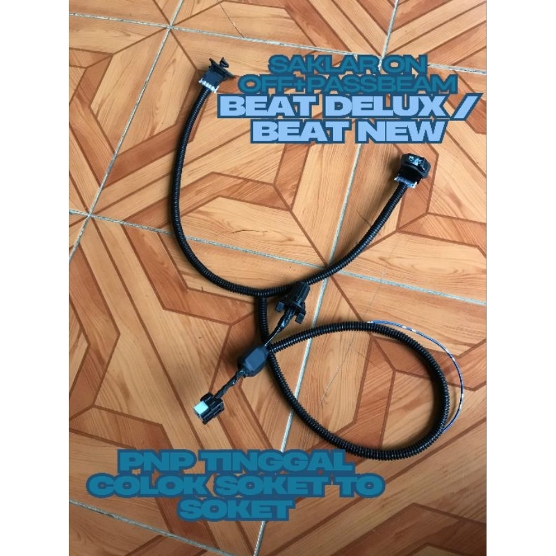 Jual Rangkaian saklar on off & passbeam beat deluxe 2020-2024 100%pnp ...