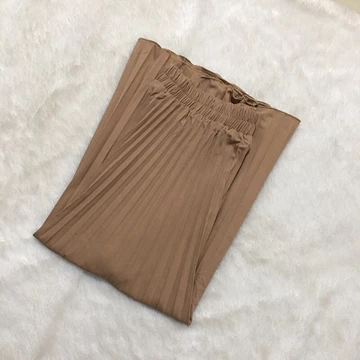 Rok Plisket Midi Rok Plisket 7 8 Rok Payung Rok Plisket Tanggung Pleated Skirt