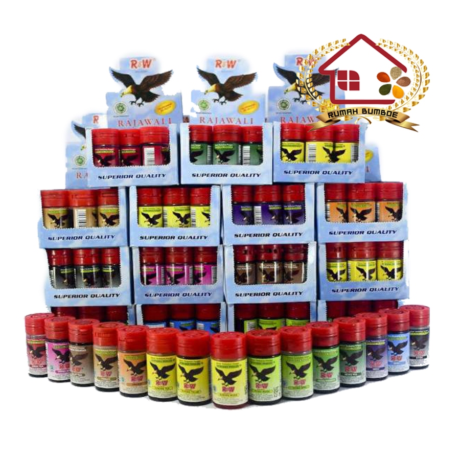 Jual (12 pcs x 12.5 ml) RAJAWALI Pewarna Makanan 1 BOX Cap Rajawali ...
