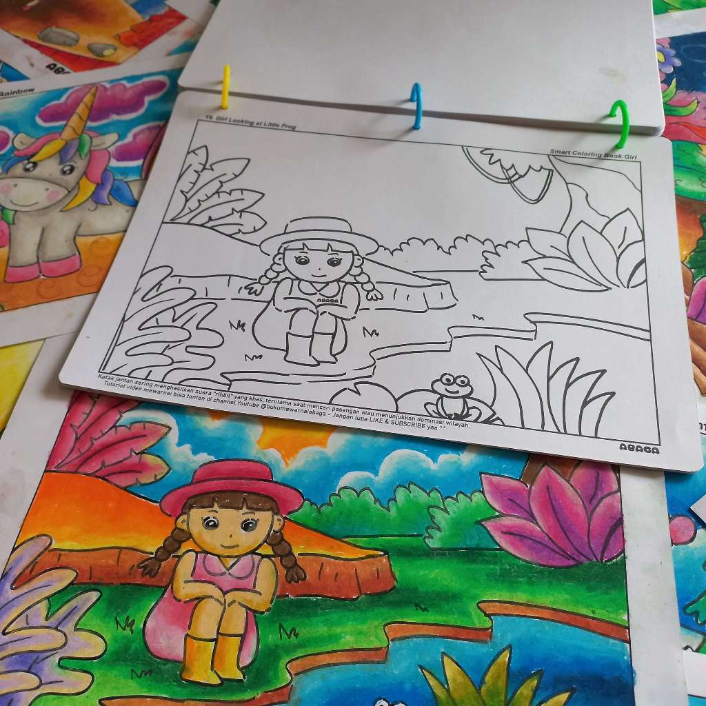 Jual Smart Coloring Book Girl Anak Perempuan/ Buku Mewarnai Anak Cewek ...