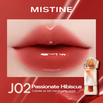 MISTINE Lip Tint Super Glazed Shine Longlasting Moisturizing Lightweight Lip Glossy