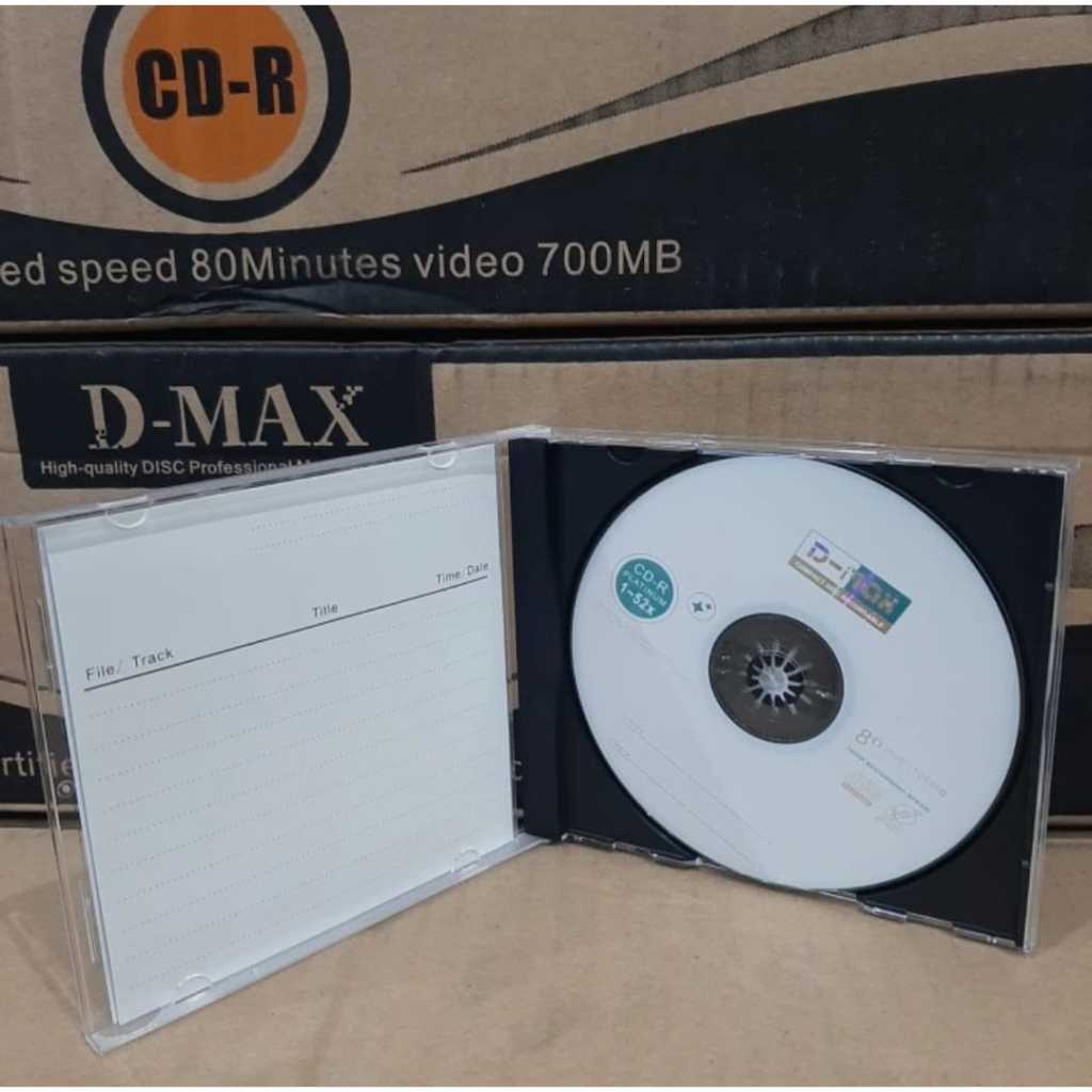 Jual D-max CD-R Original 700Mb Include Case Mika/keping (Isi 10 pcs ...