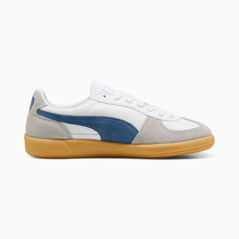 Jual PUMA Palermo Lth White-Blue Horizon-Gum Sneakers 39646414 / 20242 ...