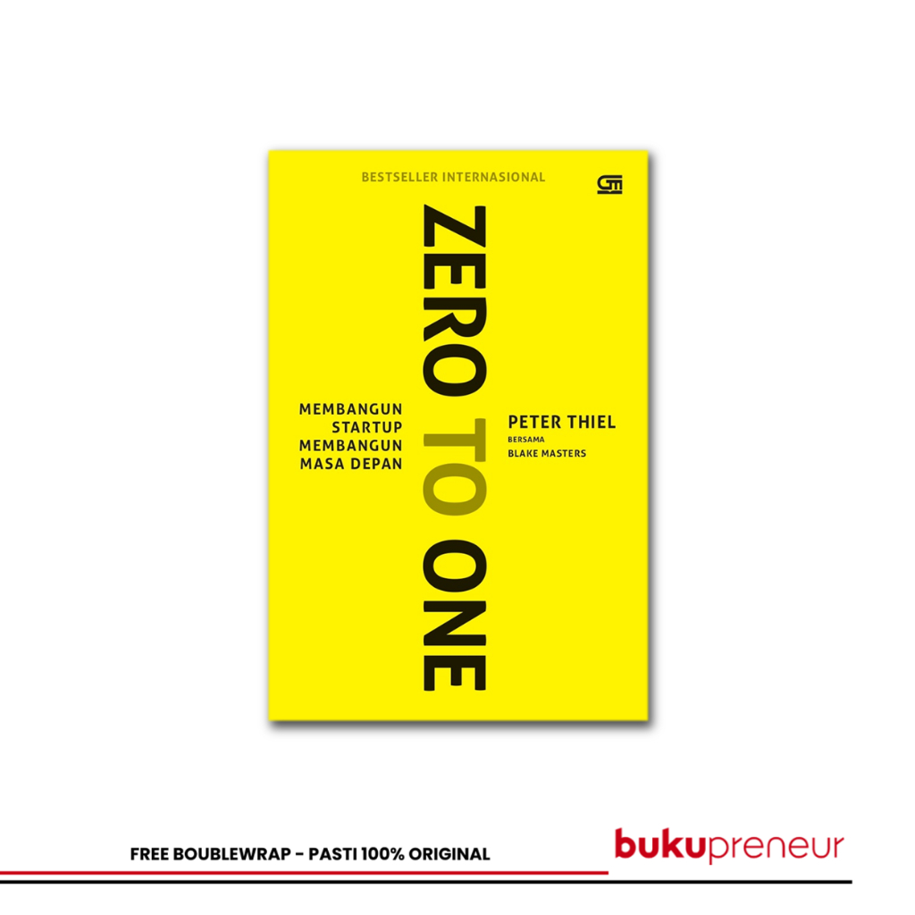 Jual Bukupreneur - Zero To One - Peter Thiel | Shopee Indonesia