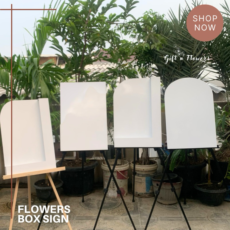 Jual PROMO Papan Bunga 50x70 / Flowers Box Sign / Welcome Sign | Shopee ...