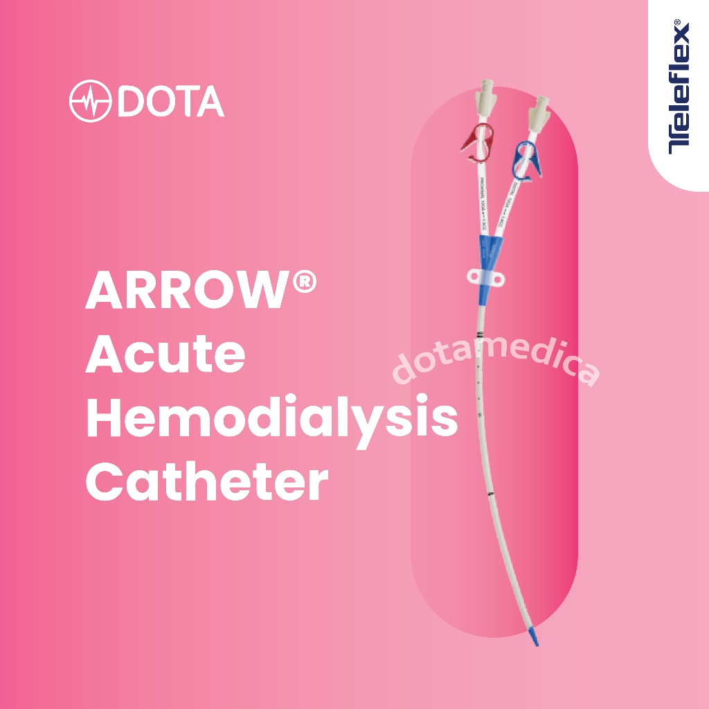 Jual Central Venous Catheter (CVC Set) Double Lumen 12FR x 20cm [ARROW ...