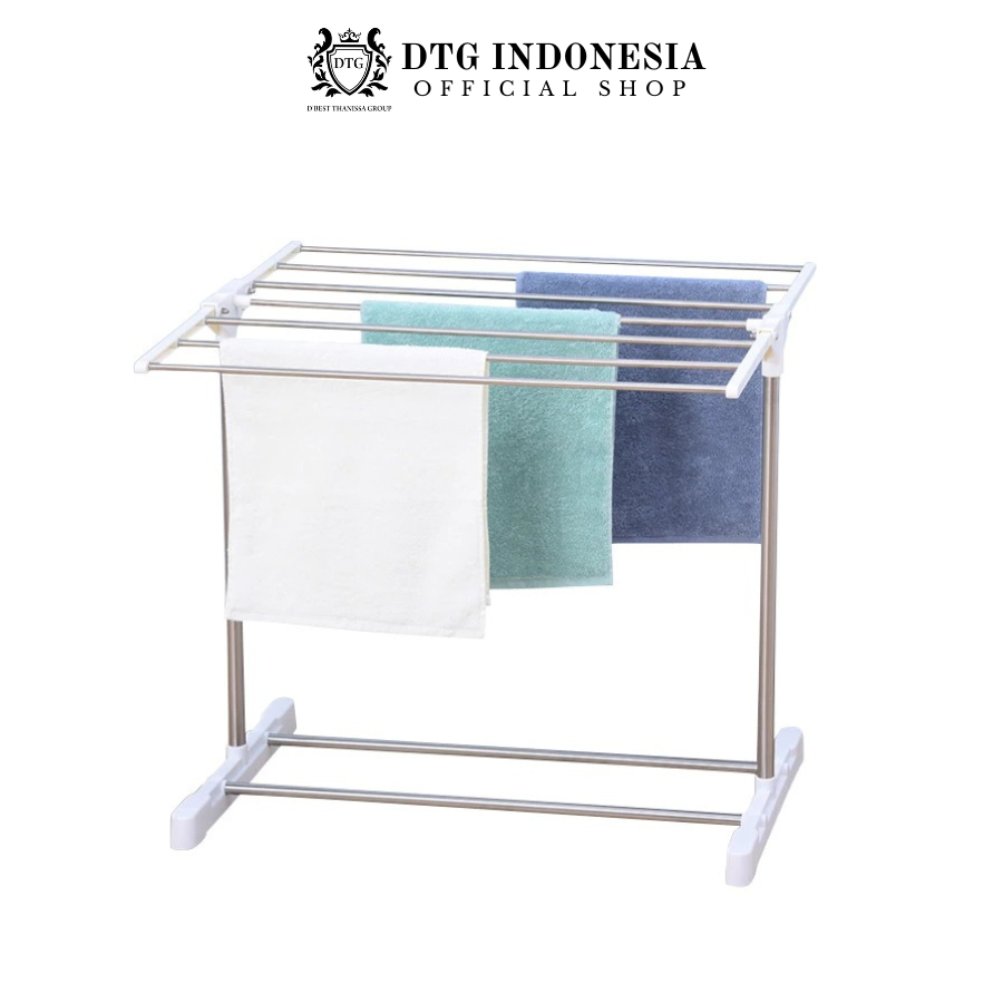 Jual DTG - Rak handuk Lipat Stainless kokoh Jemuran handuk multifungsi ...