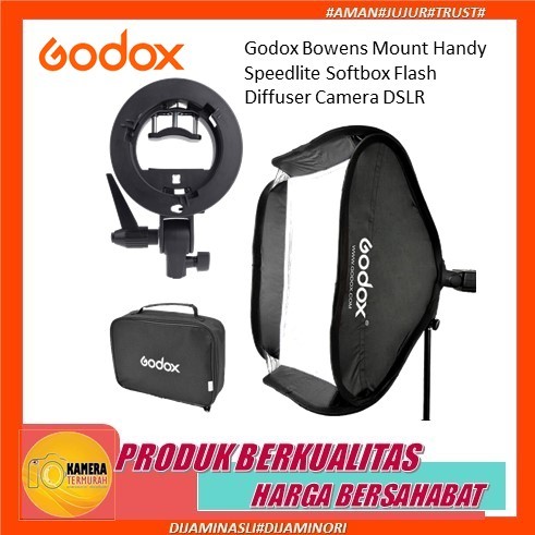 Jual Godox 60x60 80x80 50x50 Softbox Easy Speedlite 60x60 Bracket Flash ...