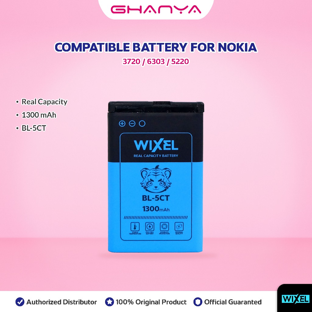 Jual WIXEL Baterai BL-5CT Nokia 3720 3720C 5220 6303 6303C 6303i 6730 ...