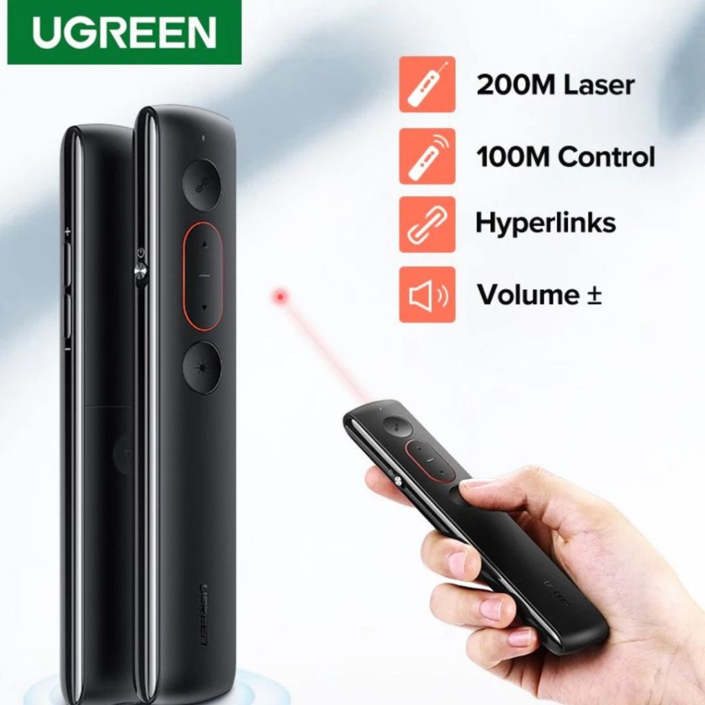 Jual Laser Pointer Remote Control Presenter Wireless 2.4ghz UGREEN ...