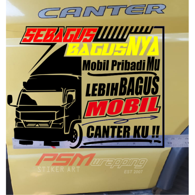 Jual Cutting Sticker Stiker Mobil Variasi Kaca Bodi Samping Kata Kata ...