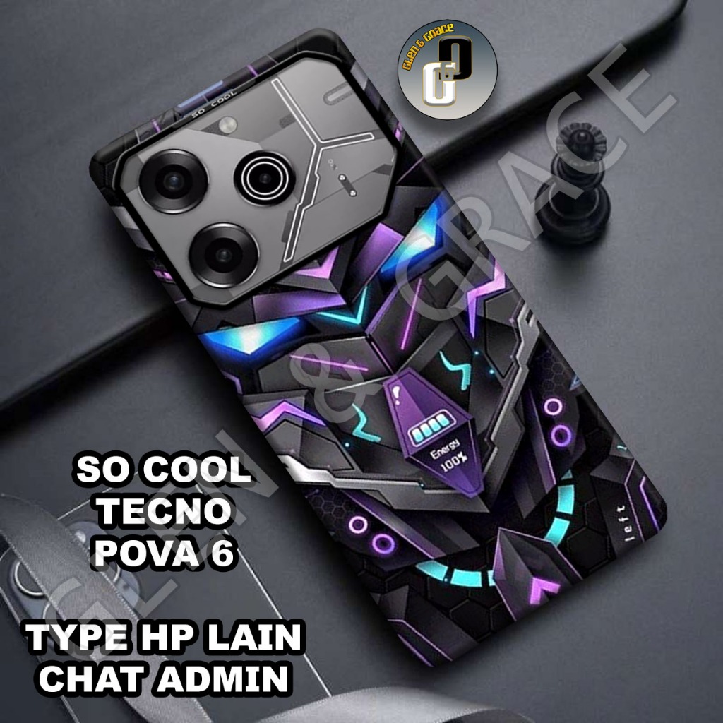 Jual G50 - Case SO COOL TECNO POVA 6 / TECNO POVA 6 PRO - Motif VECTOR ...