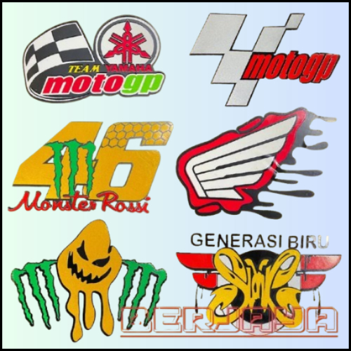 Jual STICKER BALAP MOTOR MOTO GP CUTTING STIKER CUTTING BERKUALITAS ...