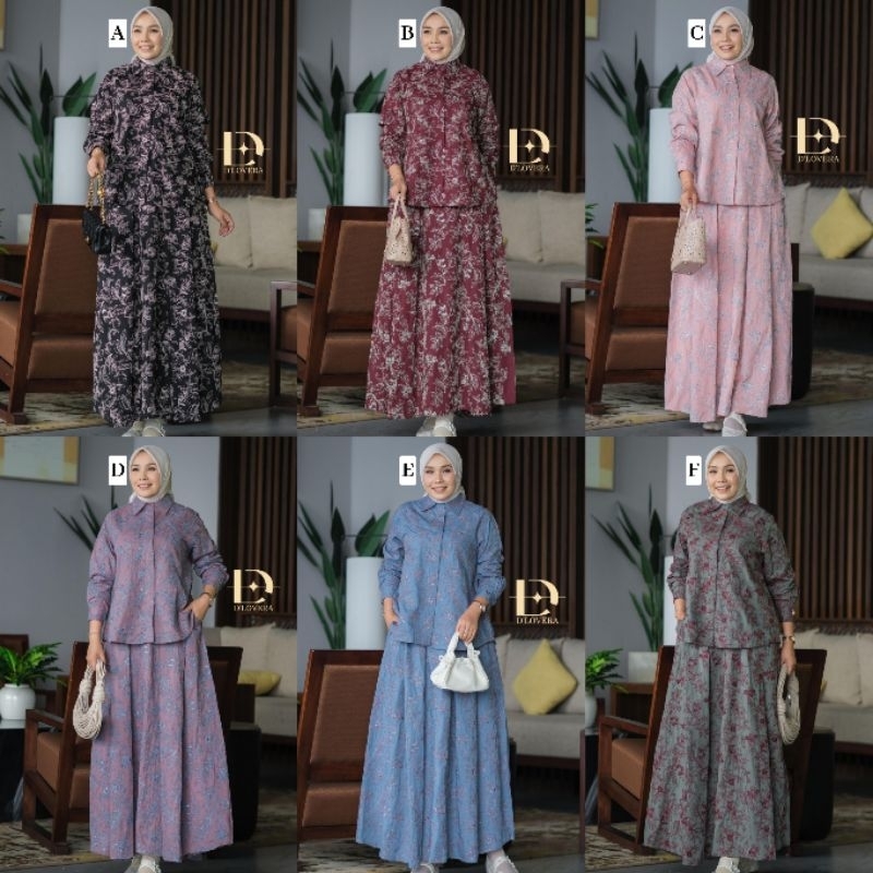 Jual Alwa Set Rok Series Setelan Katun by Dlovera ksd | Shopee Indonesia