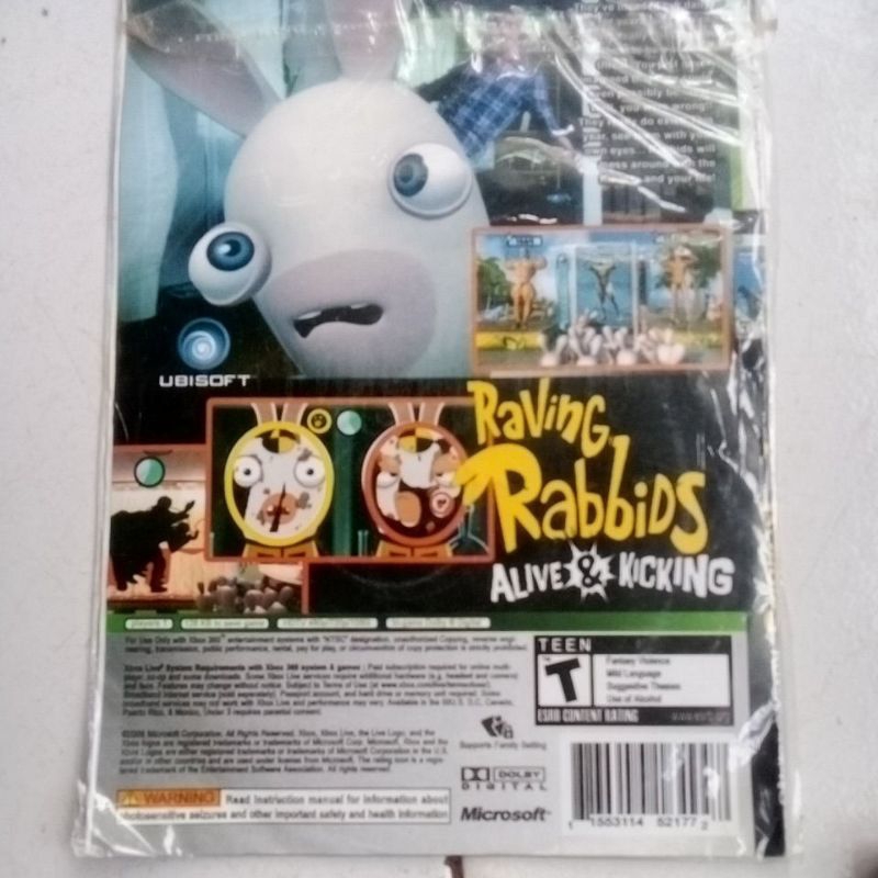 Jual kaset xbox 360 raving rabbids alive &kicking | Shopee Indonesia