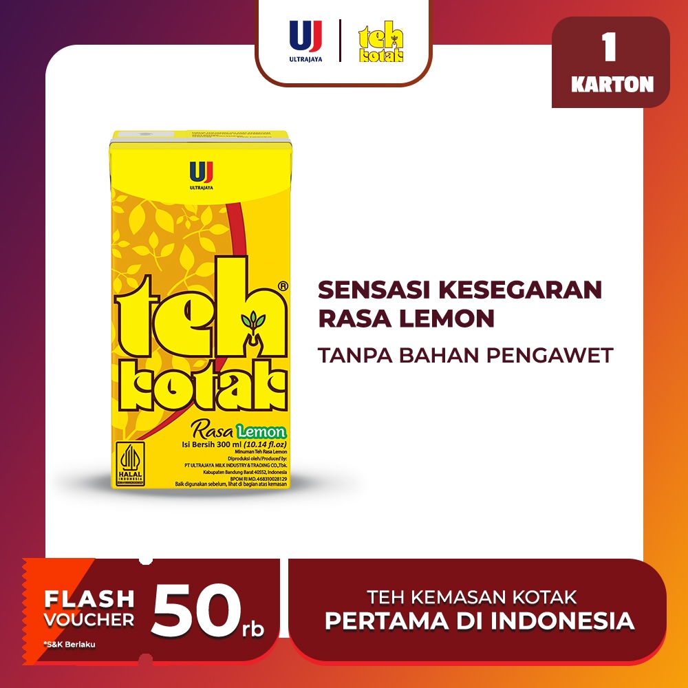 Jual Teh Kotak Rasa Lemon 300 ml | Shopee Indonesia