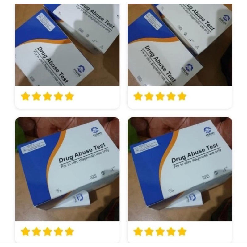 Jual Drug Abuse Test 3 Parameter box isi 25 merk Egens / Drug Test ...