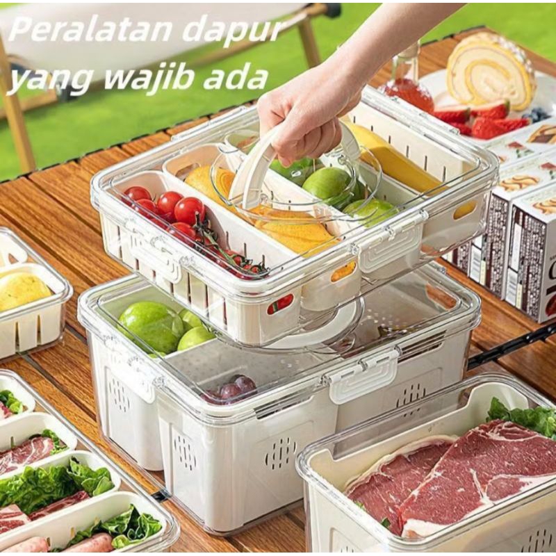 Jual Kontainer Makanan Kulkas KOTAK PENYIMPANAN MAKANAN DI KULKAS ...